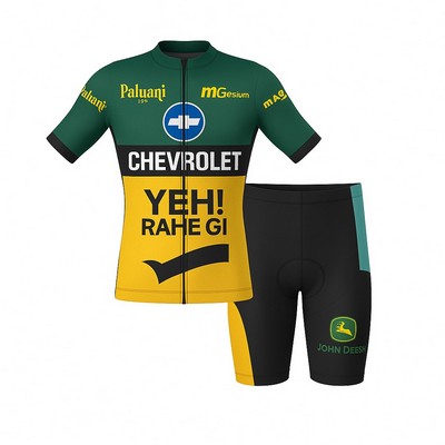 Unisex Dye Sublimated Custom Cycling Jersey Set