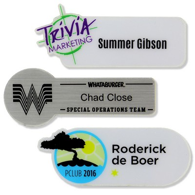 Siren Shaped Badge (Up to 3" Sq.)