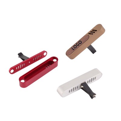 Wood Chip Metal Car Air Vent Freshener Stick