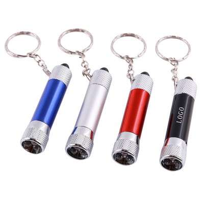 Aluminum 3 LED Keychain