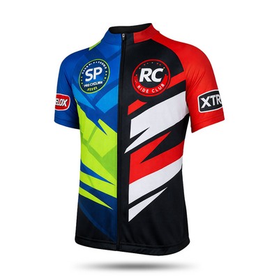 Unisex Dye Sublimated Cycling Jersey Shirt