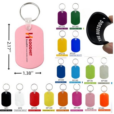 Oval Vinyl Keytag
