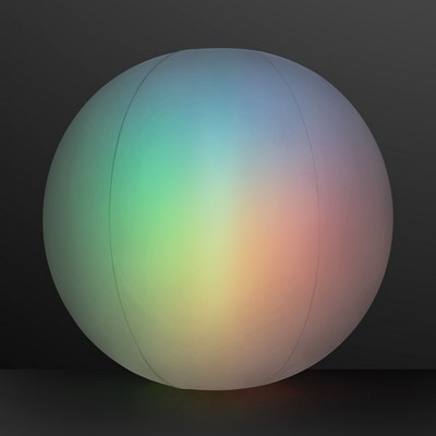 LED Jumbo Inflatable Glow Ball - 20" Diameter - BLANK