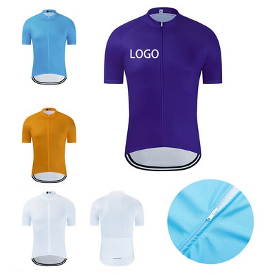 Full Dye Sublimation Custom Cycling Jersey Short Sleeve