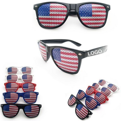 Patriotic American Flag Sunglasses