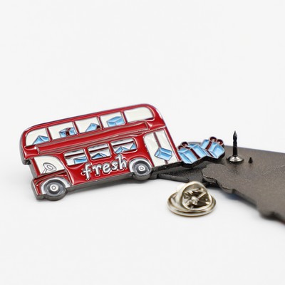 Custom Economy Die Struck Soft Enamel Lapel Pins 1/2"