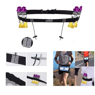 Reflective Multifunction Race Number Belt